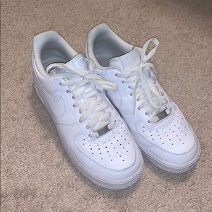 All white air force ones.